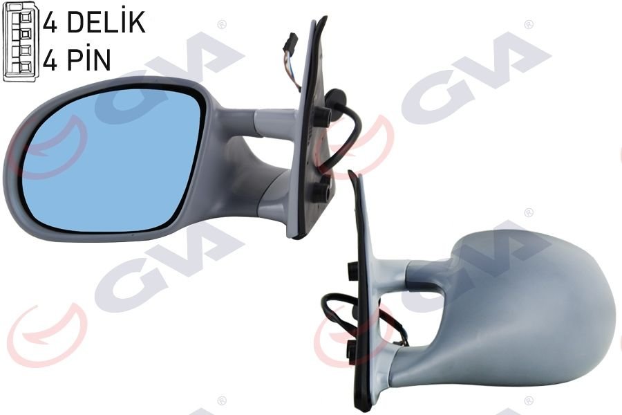 DIŞ DİKİZ AYNASI SOL 3 SERIES E36 M3 93-00 ELEKTRİKLİ ISITMALI MAVİ CAM KONVEKS ASTARLI