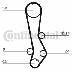 TRİGER KAYIŞI 129x270 LEXUS IS200 2.0 24V 99-05 TOYOTA 5282XS