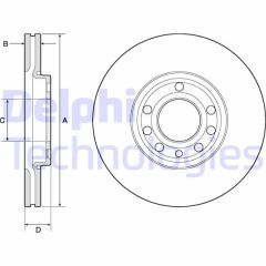 ÖN FREN AYNASI VECTRA C 02 SIGNUM 03 SAAB 9.3 02 CROMA 05 285x25x5DLxHAVALI 46844071-51819733