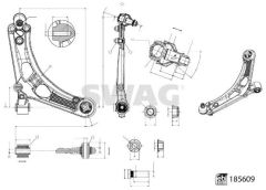 ROTİLLİ SALINCAK ÖN SAĞ PEUGEOT-PARTNER 3RD GEN-2018-CITROEN-BERLINGO 3RD GEN-2018-COMBO E-2018-