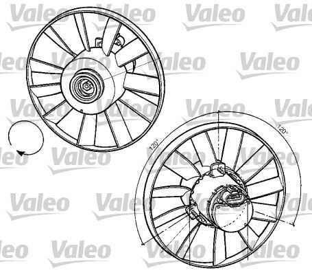 FAN MOTORU VW GOLF III