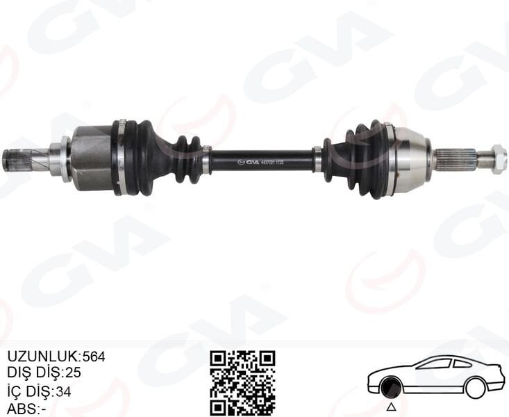 ÖN AKS KOMPLE SOL FORD FIESTA VI 1.0 ECOBOOST 14 B-MAX 14 1.6TI