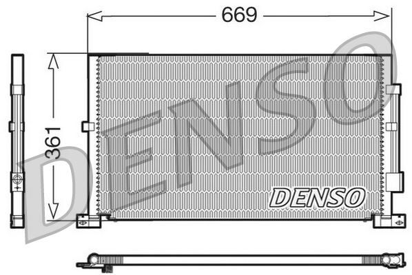 CONDENSER. AİR CONDİTİONİNG FORD MONDEO III 00-07