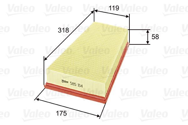HAVA FİLTRESİ PEUGEOT P306 97 02 CITROEN XSARA 96 00 1.8-2.0 İ 16V BENZİN BÜYÜK ÜÇGEN-YAMUK FİLTRE