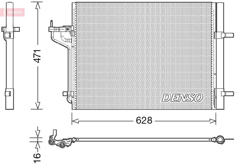 KLIMA RADYATORU FOCUS III 11 17 1.6 ECOBOOST C-MAX II 11 1.6 ECOBOOST -2.0 TDCI