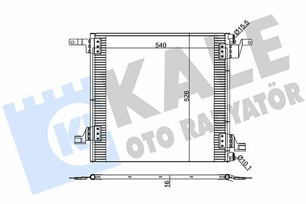 KLIMA RADYATORU MERCEDES ML-CLASS W163 98 05