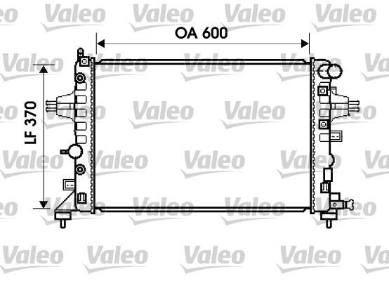 RADYATÖR BRAZİNG ASTRA H 1.2-1.4-1.8-ZAFIRA B 1.6 AC KLİMASIZ MEK 600x368x26