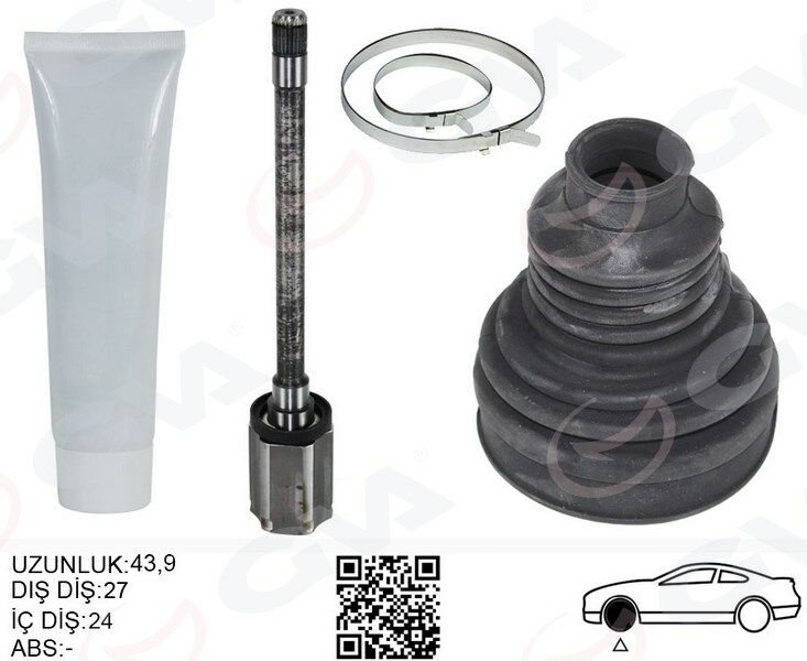 AKS MILI ÖN SAĞ BMW X5 E70 F15 X6 F16 E71 E72 SANZIMAN TARAFI UZUNLUK- 496.5MM