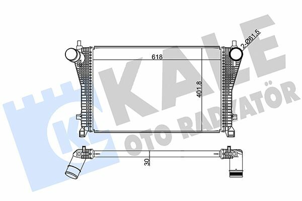İNTERCOOLER A3-TT-LEON-LEON ST-OCTAVIA III-SUPERB III-GOLF VII-PASSAT-TIGUAN 1.8-2.0 TFSI 12