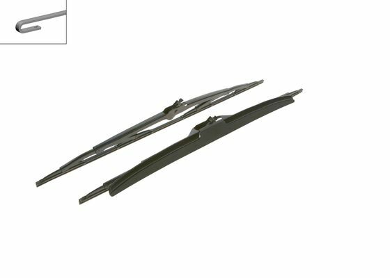 TWİN RÜZGARLIKLI SİLECEK SETİ - 600/600 ALPINA B.BOVENSIEPENKG -BMW-BUICK-RENAULT 5-SERİE 7-SERİE B10 B11 B12 GL 8 SAFRANE