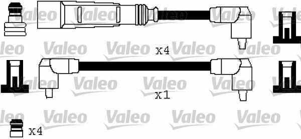 ATEŞLEME KABLO TK. VW POLO CLASSIC 8V 97 00