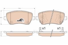 ÖN BALATA NISSAN MICRA 10 1.2 SWIFT 05 1.3-1.5-1.6 OPEL AGILA 08 1.0-1.2-1.3 CDTI