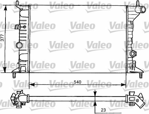SU RADYATÖRÜ OPEL VECTRA B 1.6-1.8-2.0 16V 95 03 AT MEKANİK 24MM
