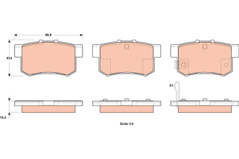 ARKA DİSK BALATA FIAT SEDICI 189