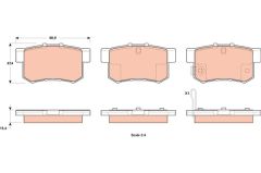 ARKA DİSK BALATA FIAT SEDICI 189