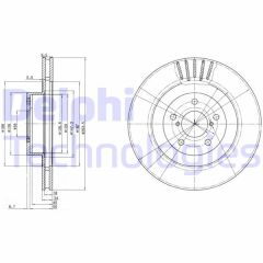 ÖN FREN DİSKİ HAVA KANALLI SUBARU IMPREZA 2.0L EJ205 WRX Turbo 99- / OUTBACK 2.5L 00-03 / FORESTER 2.0L EJ20 S turbo SF 03- 294 ÇAP X 5 BİJON - Takım disk fiyatıdır