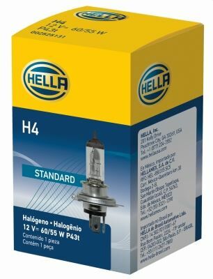 AMPUL H4 12V 60/55W UNIVERSAL MERCEDES FIAT HYUNDAI OPEL TOYOTA RENAULT FORD