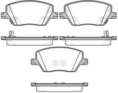 ON BALATA FIAT EGEA 16 1.0 1.3 MTJ 1.4 1.6 1.6D K:19 mm G:133 mm Y:58.5 mm