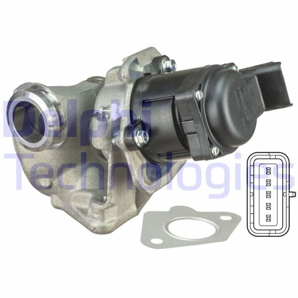 EGR VALFİ BERLINGO-C3-C4-C5-JUMPY-XSARA-P1007-P206-P207-P307-EXPERT-PARTNER 1.6 HDI FIESTA VI 03 11 C MAX FOCUS II 04 11 FUSION 03 12 1.6TDCI VOLVO V70 III S80 II 10 S40 II V50 05 1.6TD
