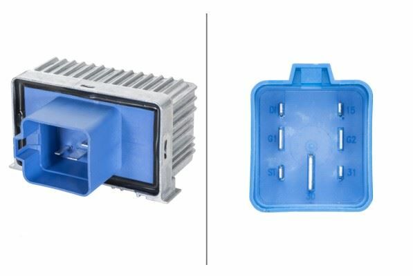 KIZDIRMA BUJİSİ KUMANDA CİHAZI 12V 7-KUTUPLU MAVİ OPEL
