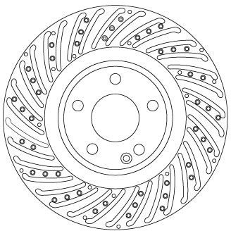 FREN DISKI ON MERCEDES W176 W246 C117 X117 X156