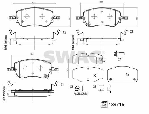 ÖN FREN BALATASI FIAT EGEA YM. 2020