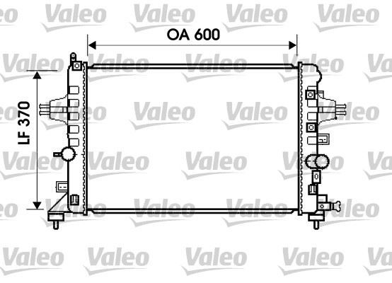 RADYATÖR ASTRA H- ZAFIRA 1.6-1.8 AC KLİMASIZ MEK 600x368x18