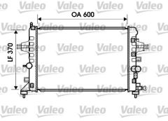 RADYATÖR ASTRA H- ZAFIRA 1.6-1.8 AC KLİMASIZ MEK 600x368x18