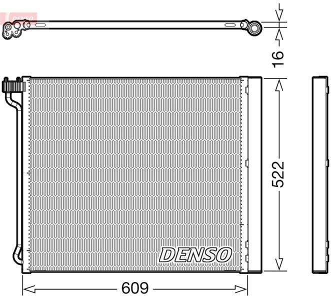 KLIMA RADYATORU BMW S63 N63 E70 E71 F15 F16 G05 G06