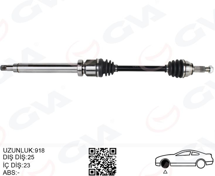 ÖN AKS KOMPLE SAG FIESTA V 1.4 TDCI 02 08 FUISON 1.4 TDCI FIESTA VII 08 12 1.25-1.4TDCI- 1.5 TDCI-1.6 TDCI B-MAX 14 1.4TI