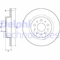 ARKA FREN DİSKİ FIAT EGEA 15 500L 12 264x10x40