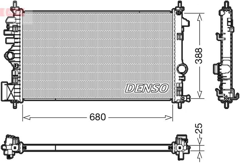 RADİATOR. ENGİNE COOLİNG CHEVROLET MALIBU 12-