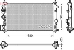 RADİATOR. ENGİNE COOLİNG CHEVROLET MALIBU 12-