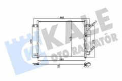 KONDENSER AL/PL/BRZ AVEO-KALOS