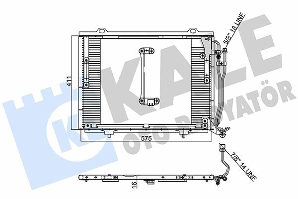 KLIMA RADYATORU MERCEDES W202 S202 W210